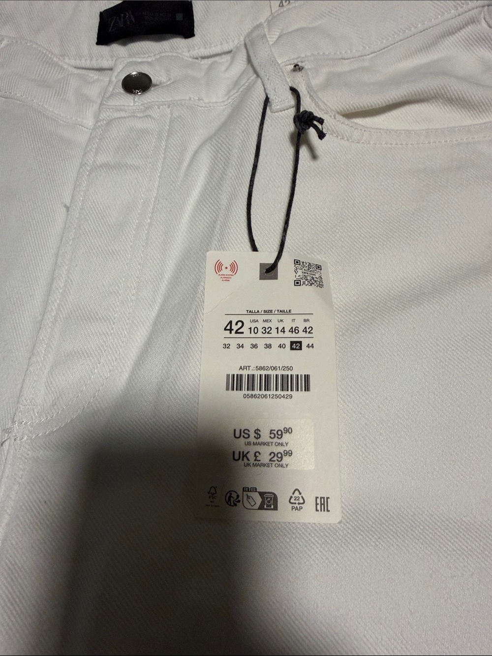 White Denim Jeans